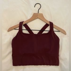 Athleta Warrior Longline Bra Size Medium D-DD+